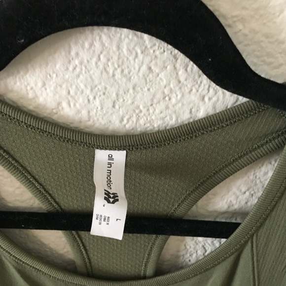 All in Motion Sage Green Women's Tank Top Large - Picture 4 of 6